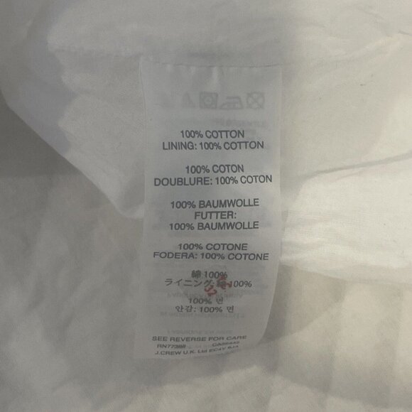 J Crew Dress Women Size 0P Petite White  Sleeveless Lined Textured Easter Spring - Picture 11 of 12